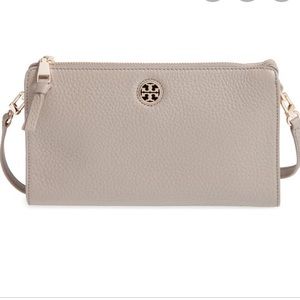Tory Burch Robinson Pebbled Leather Crossbody